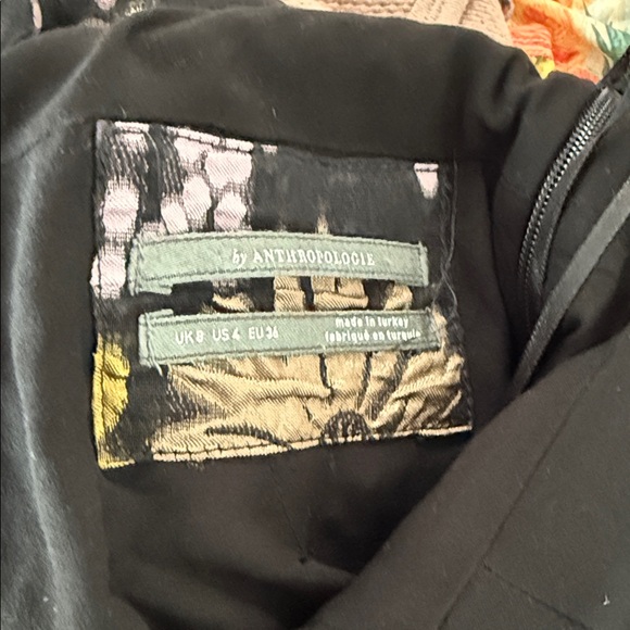 Anthropologie Jacquard A-Line Mini Dress 4 - Picture 12 of 12